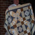 2010 Director Lance Rohloff and handmade quilt