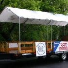 Parade trailer sponsored by Co op Credit Union